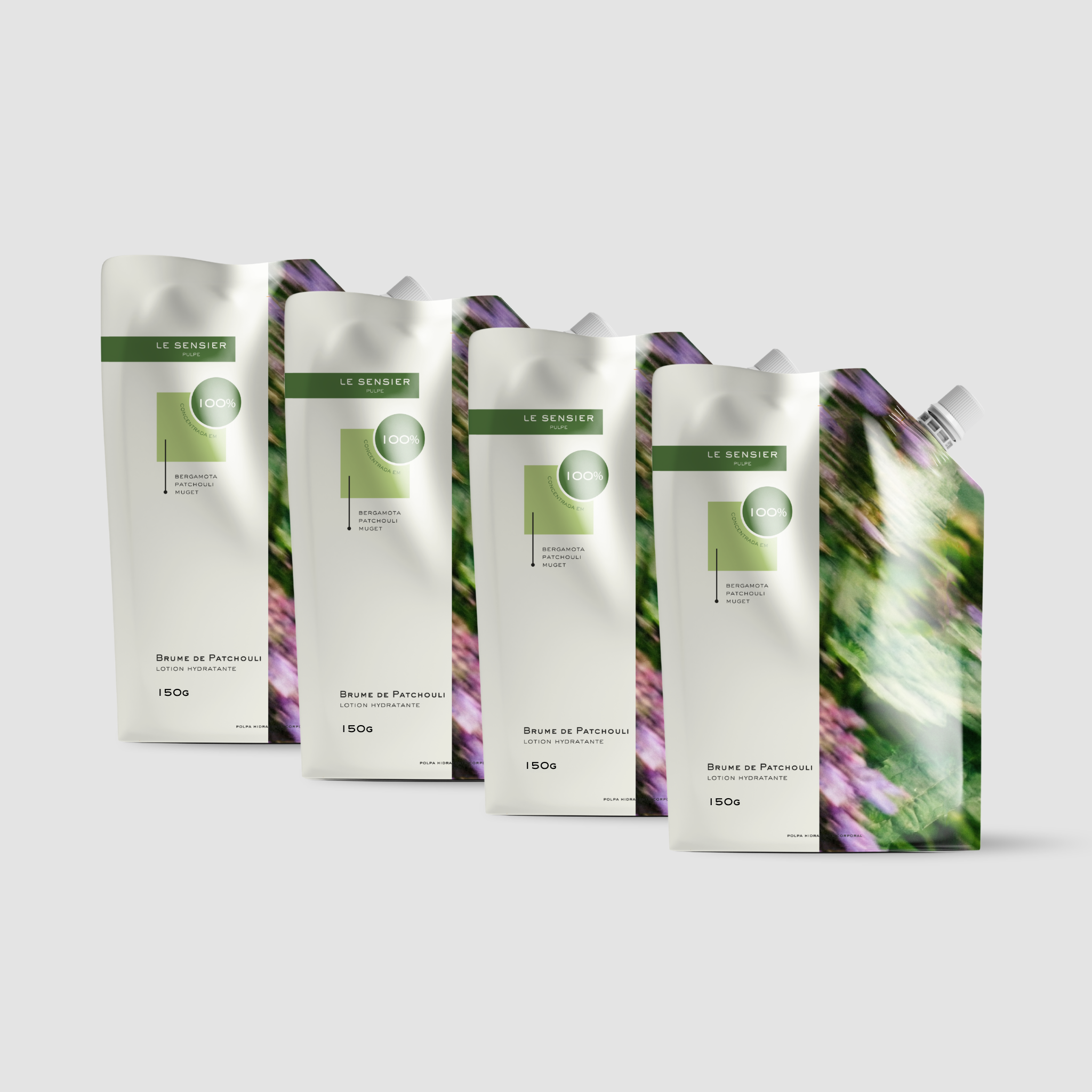 Pulpes Set Patchouli — 4 unidades de Brume de Patchouli